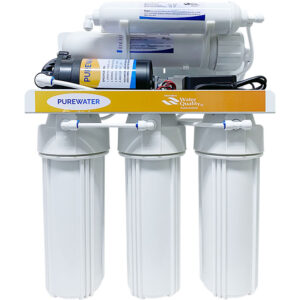 Purewater reverse osmosis filter with pump