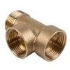 Brass 3 way connector
